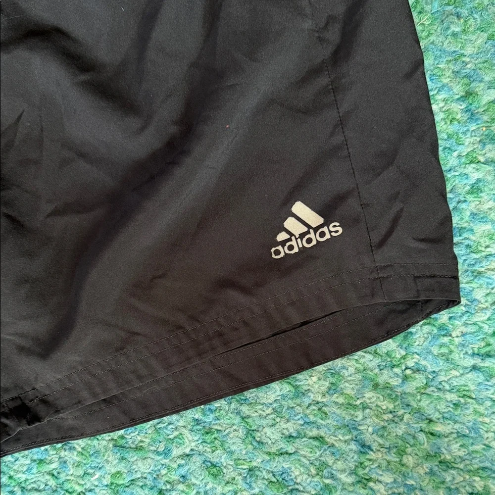 adidas Black Men's Athletic Shorts with Logo